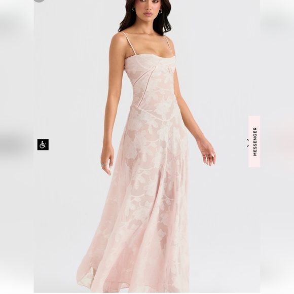 House of CB Soft Pink Seren Dress - Picture 16 of 16